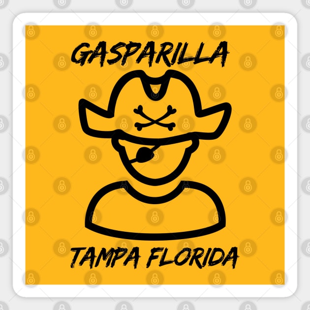 Gasparilla Version 1 Magnet by AllThingsTees